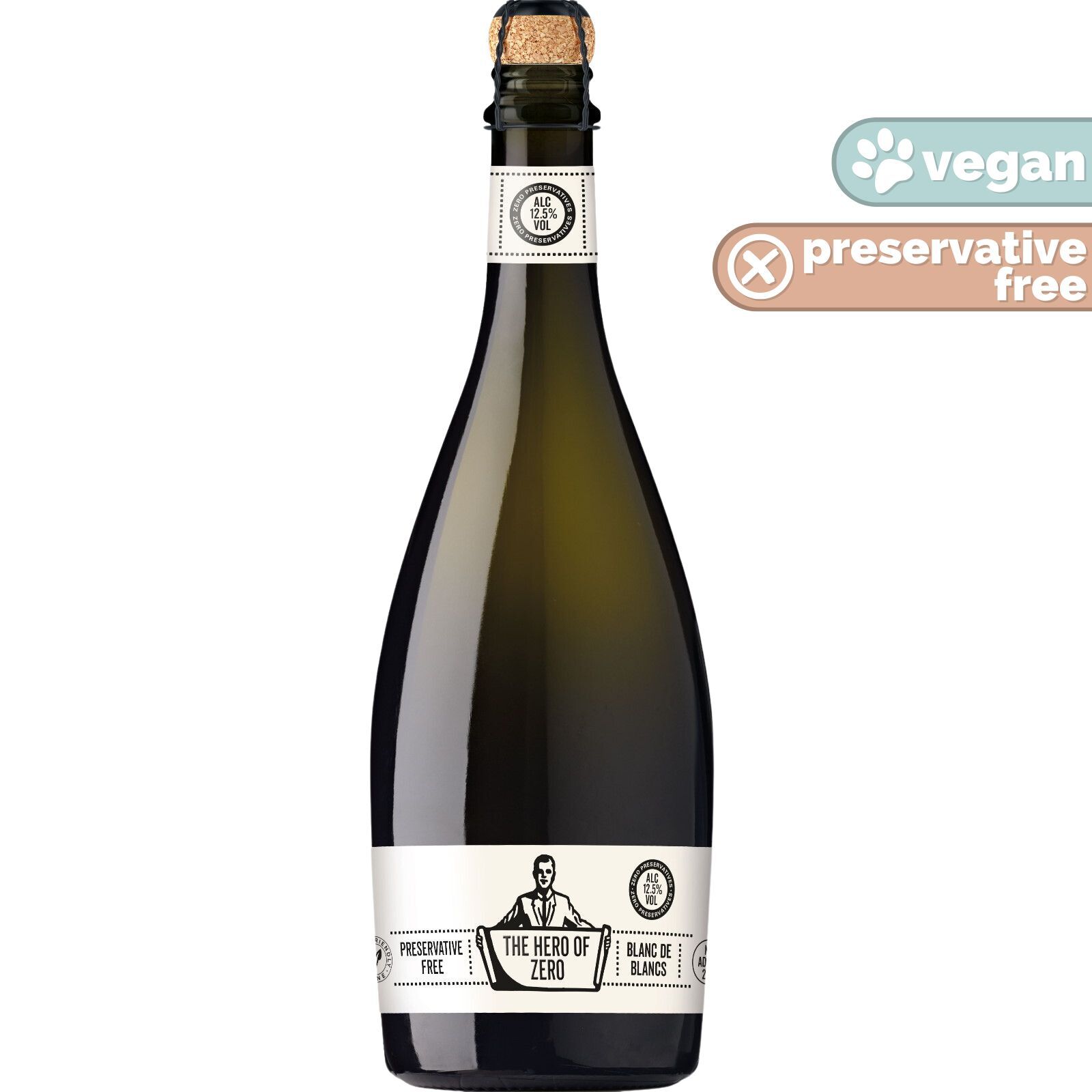 <b>Hero of Zero Preservative Free Blanc De Blanc</b>