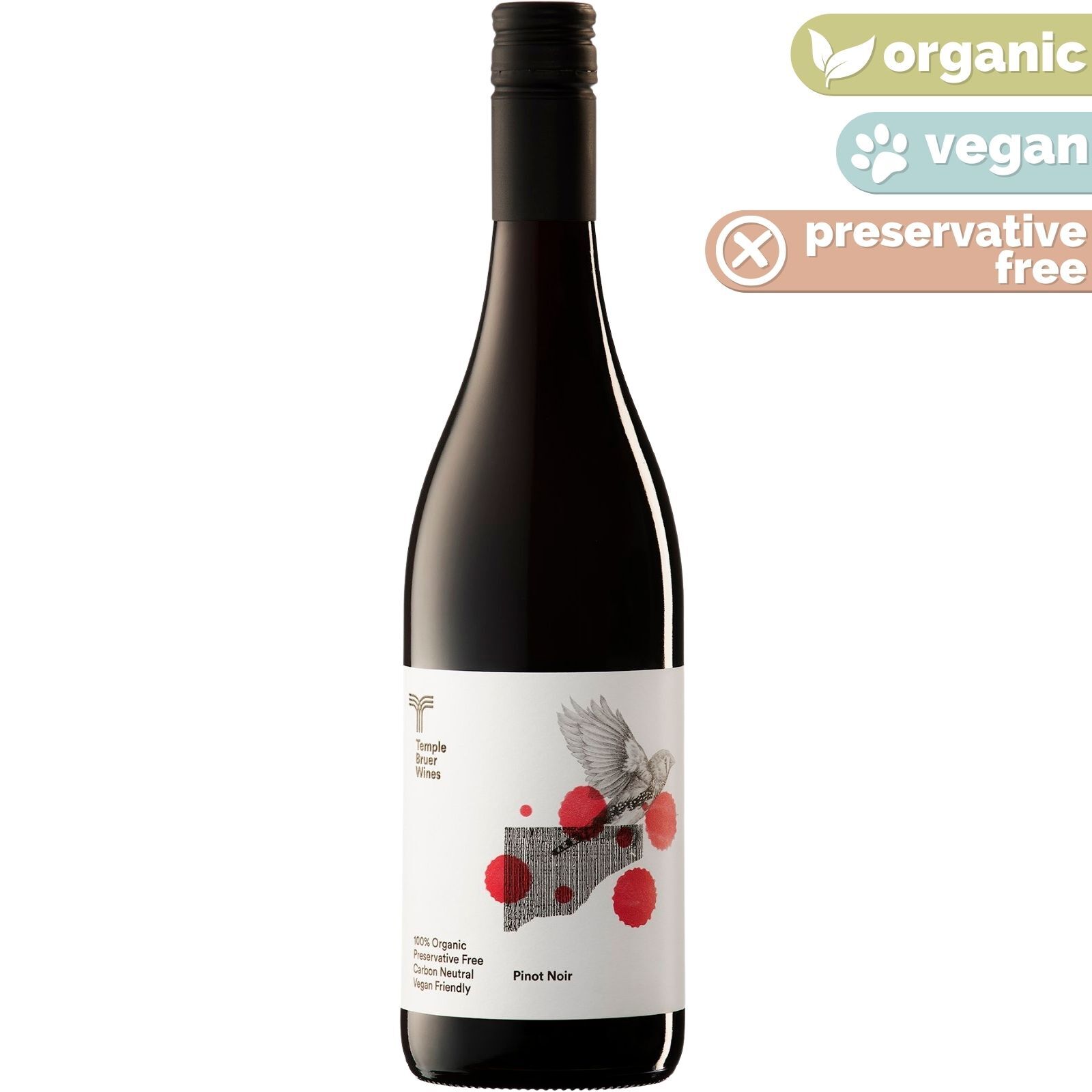 <b>Temple Bruer Preservative Free Pinot Noir 2022</b>