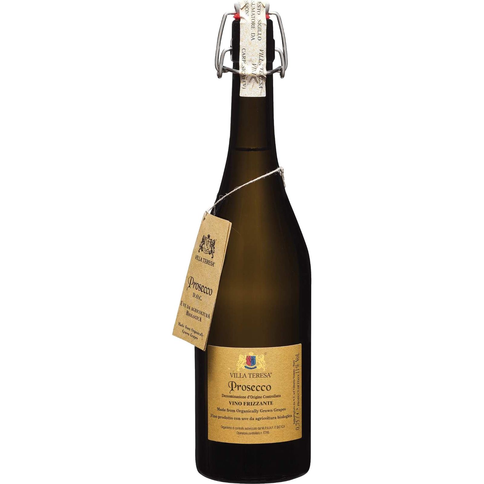 Villa Teresa Organic Prosecco 1667 Organic Wine Store - 