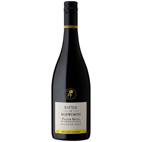 Battle of Bosworth Puritan Shiraz (no added preservative) 2016