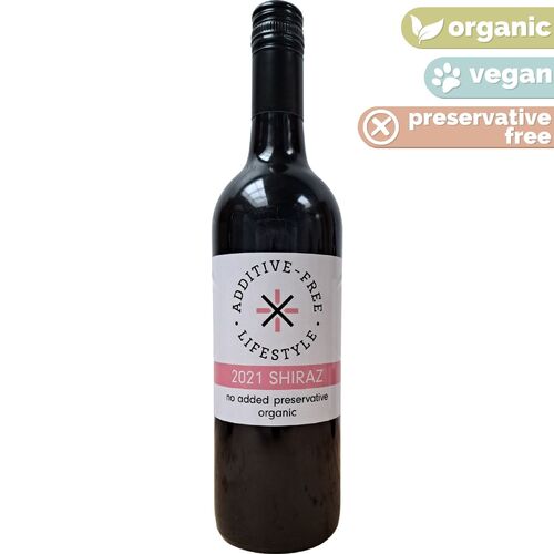 Additive Free Lifestyle Organic & Preservative Free Shiraz 2021