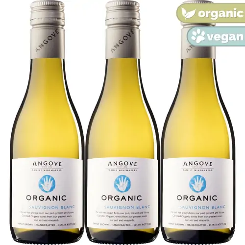Angove Organic Sauvignon Blanc Piccolo 3 pack (3 x 187mL)