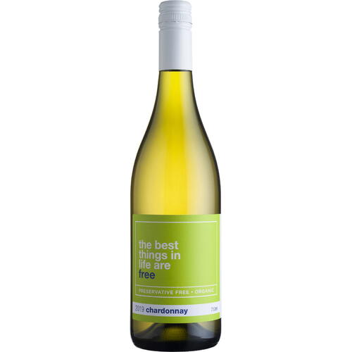 The Best Things In Life Are Free Preservative Free Chardonnay 2019