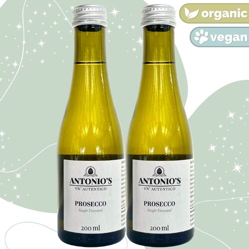 Antonio's Organic Prosecco Piccolo Twin Pack (2 x 200mL)