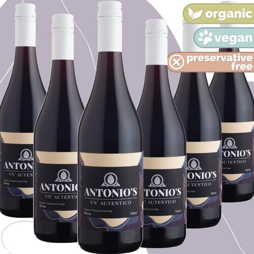 Antonio's Organic Preservative Free Shiraz 6 Pack