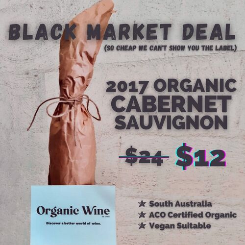 Black Market Organic Cabernet Sauvignon 2017 x 6 pack