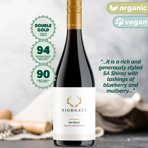 Highgate Organic Shiraz 2021