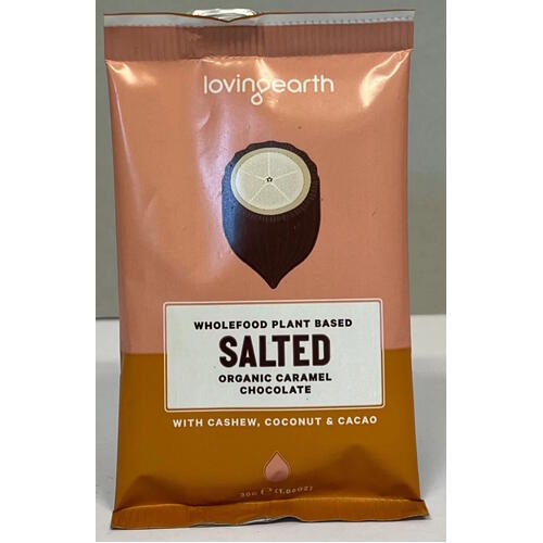 Loving Earth Salted Caramel Chocolate 30g