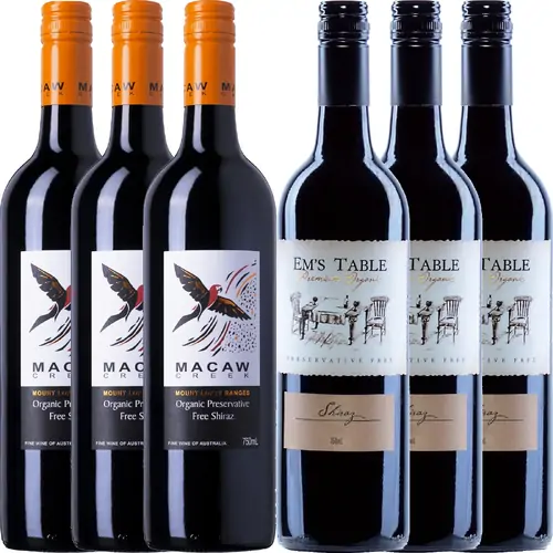 Macaw Creek Preservative Free Shiraz 6 Pack