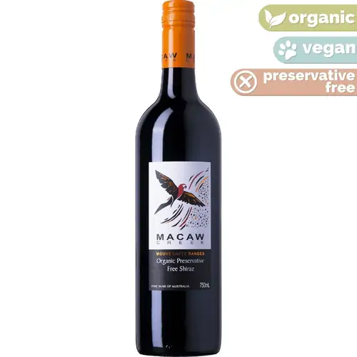 Macaw Creek Organic Preservative Free Shiraz