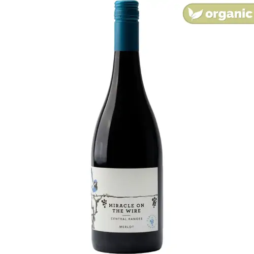 Miracle On The Wire Organic Merlot 2021