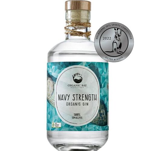Organic Bay Navy Strength Gin 500mL