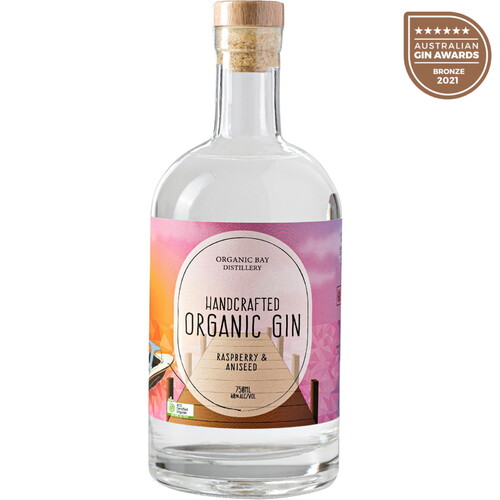 Organic Bay Raspberry & Aniseed Gin 750ml