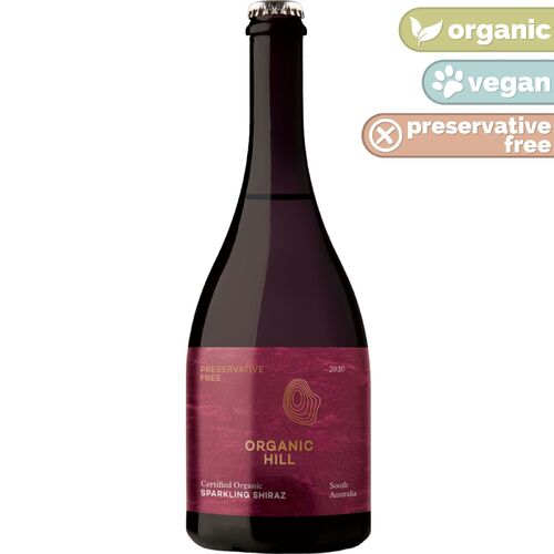 Organic Hill Preservative Free Sparkling Shiraz 2020