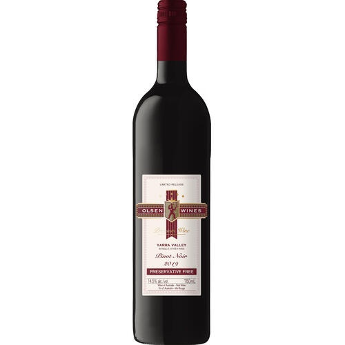 Olsen Yarra Valley Preservative Free Pinot Noir 2019