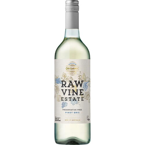Raw Vine Estate Preservative Free Pinot Gris 2019