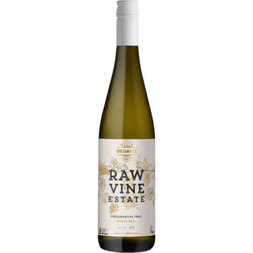 Raw Vine Estate Preservative Free Riesling 2018