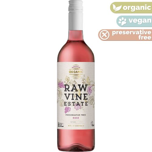Raw Vine Preservative Free Rose 2021