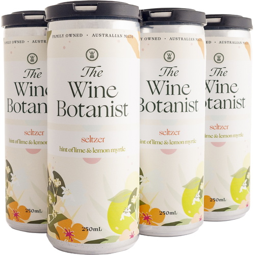 The Wine Botanist Seltzer Lime & Lemon Myrtle 4 Pack