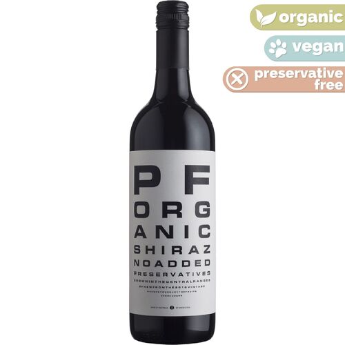 Eye Chart Preservative Free Organic Shiraz 2020